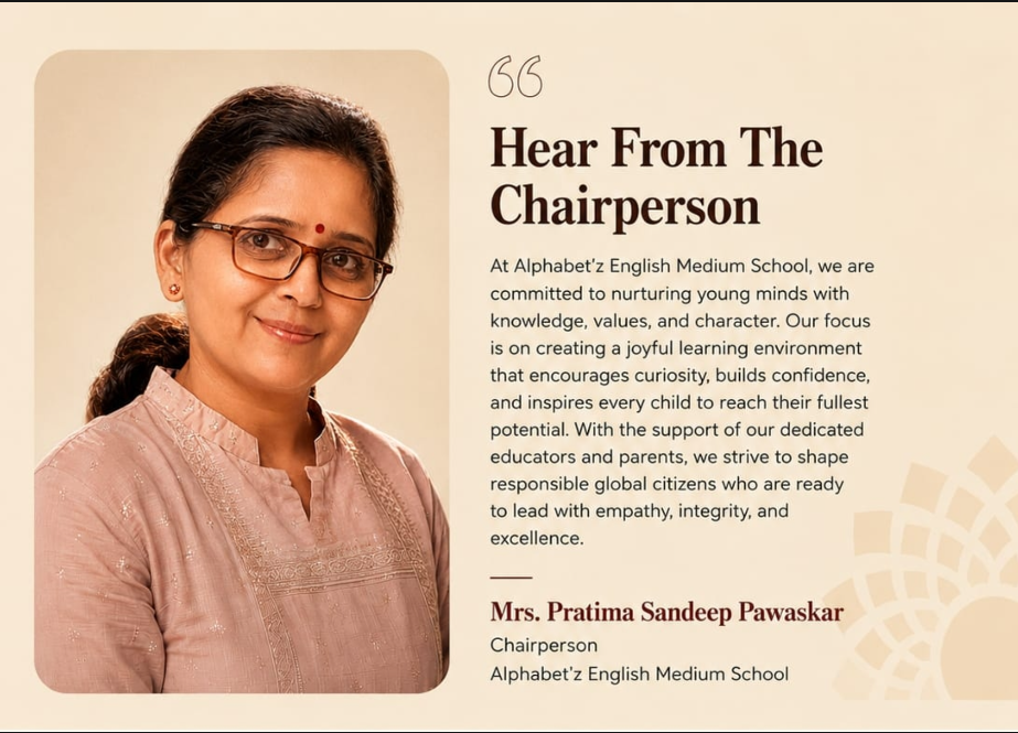 Hear From The Chairperson